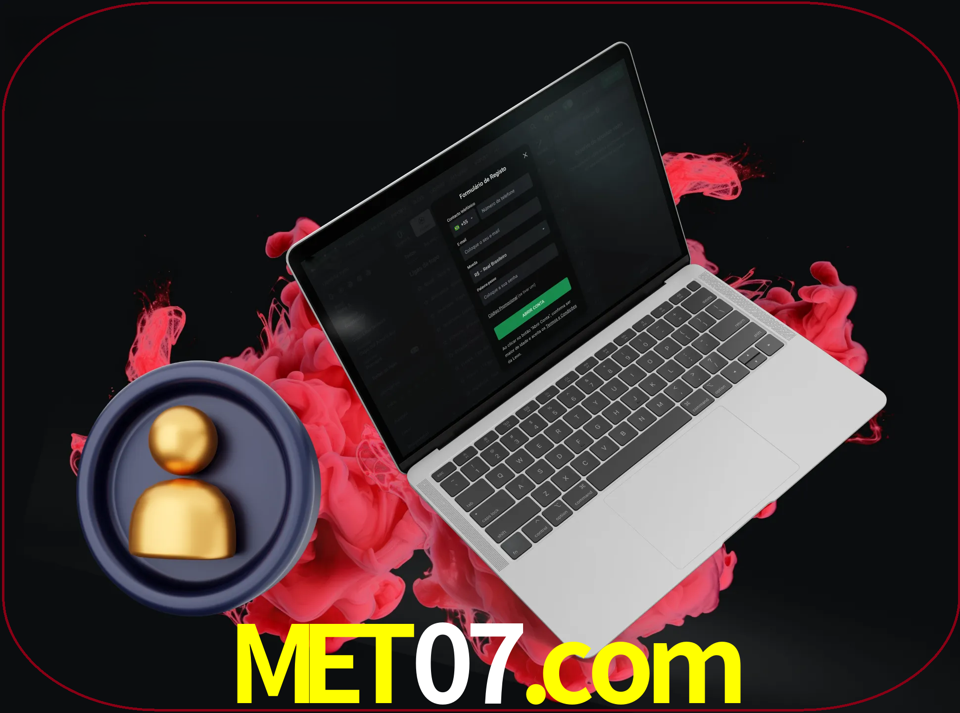 No cabeçalho do site met07, clique no botão que o levará a um formulário especial onde terá de introduzir as suas informações actuais.