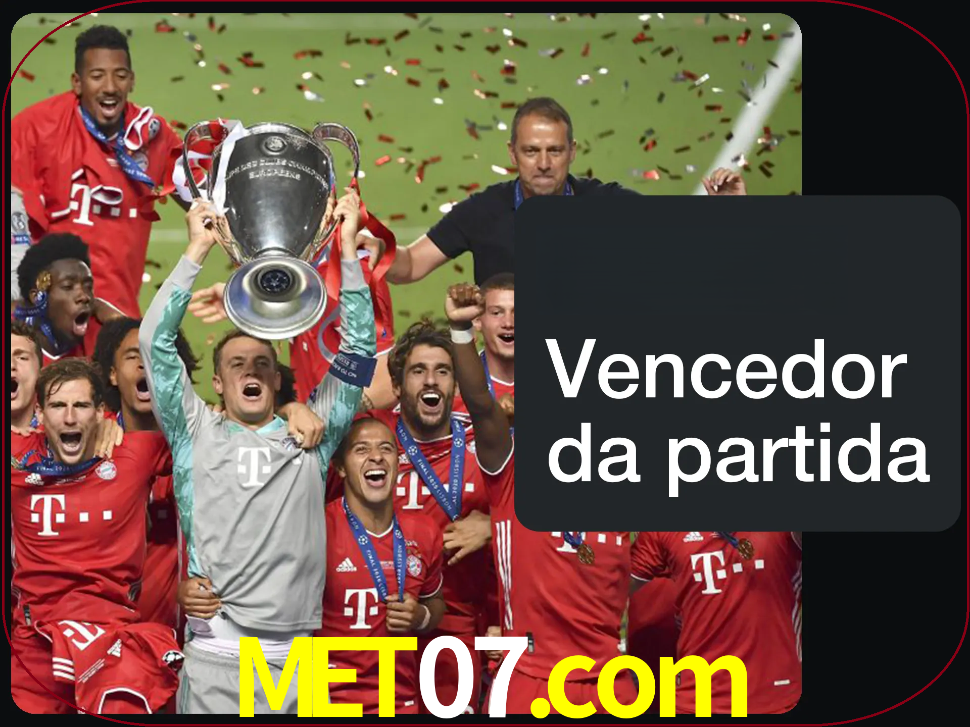 Aposte no vencedor e ganhe uma grande quantia de dinheiro.