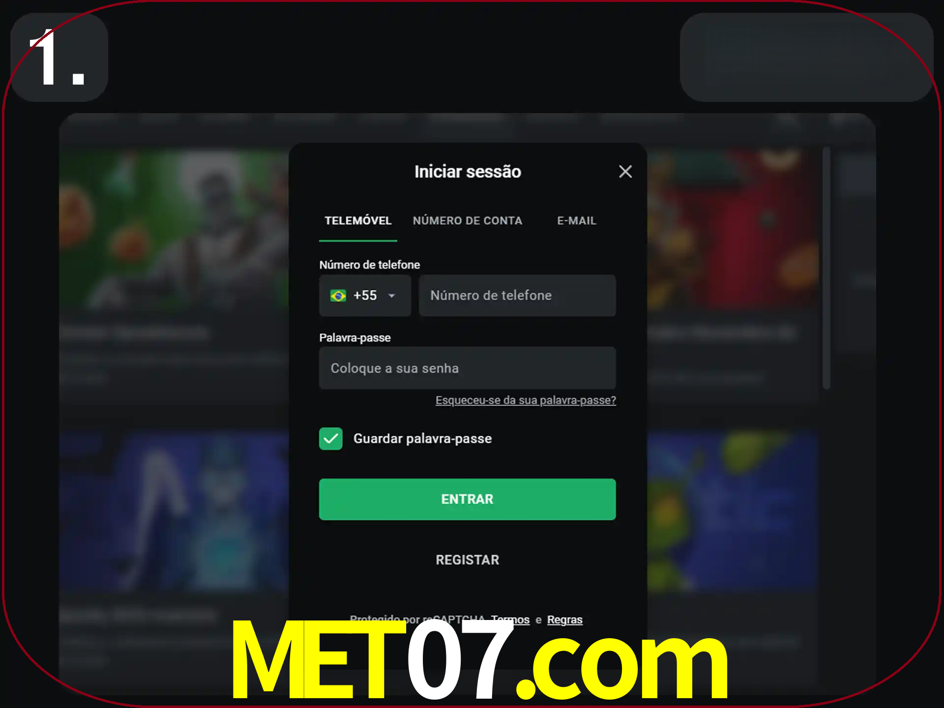 Acesse o site.